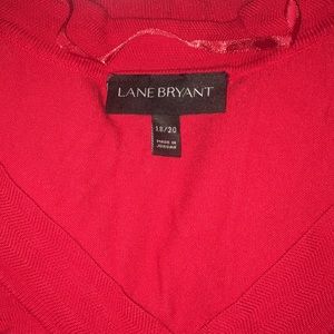 Lane Bryant size 18/20 red sweater